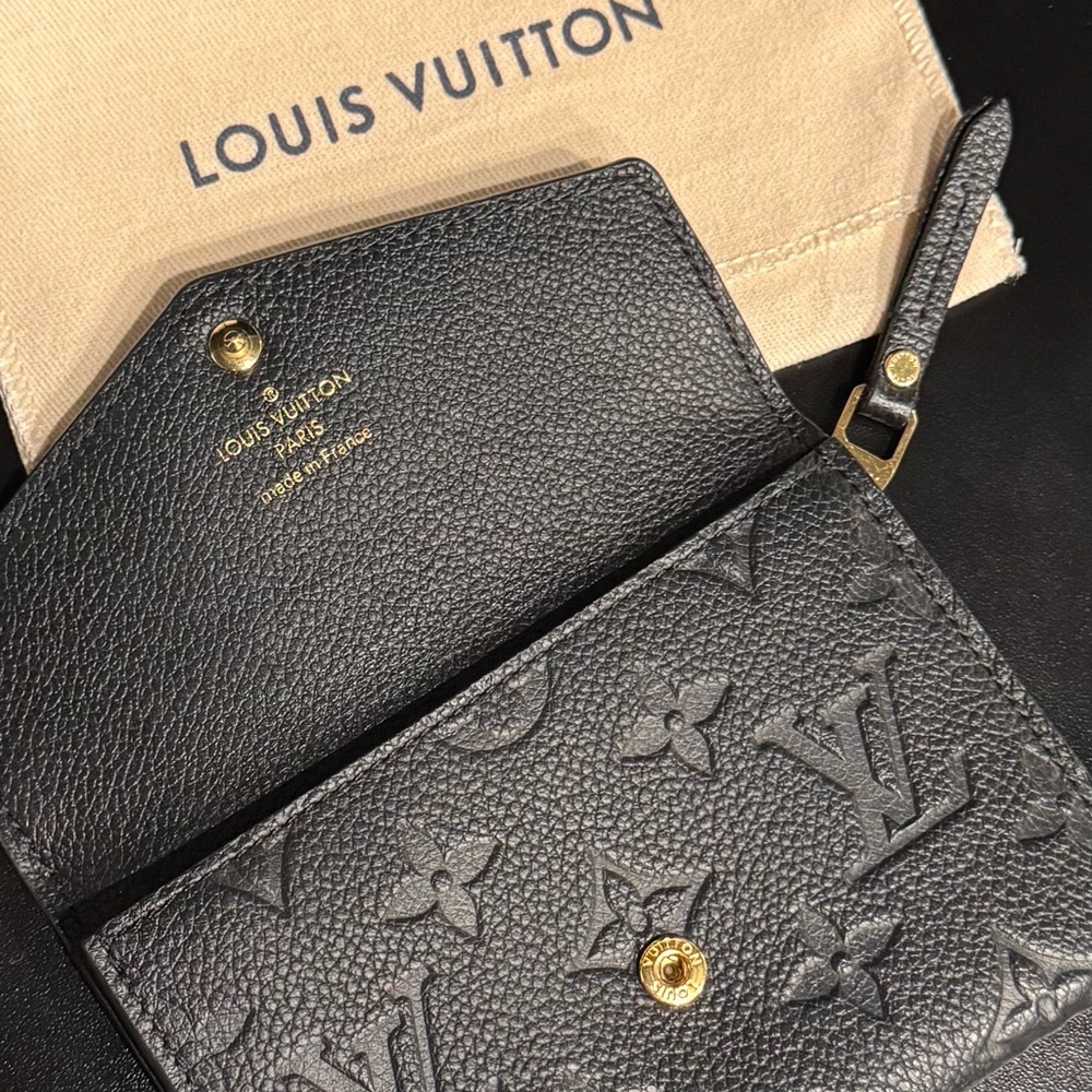 Louis Vuitton Black Empreinte Key pouch